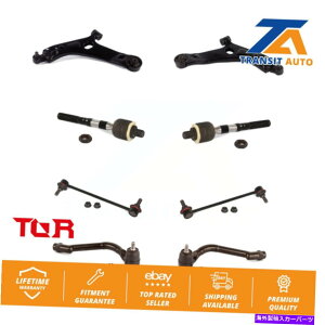 TXyV tgRg[A[{[WCg^CbhGhNLbgi8PCjq_Cc[\ْ Front Control Arm & Ball Joint Tie Rod End Link Kit (8Pc) For Hyundai Tucson Kia