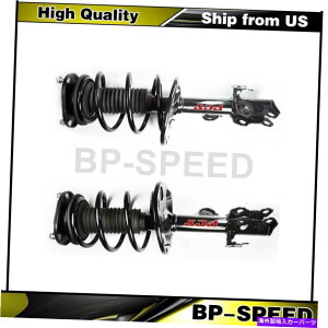 サスペンション トヨタRAV4に適合する2 xフロントコンプリートストラットとコイルスプリングアセンブリ Fits Toyota RAV4 2 X Front Complete Struts & Coil Spring Assembly