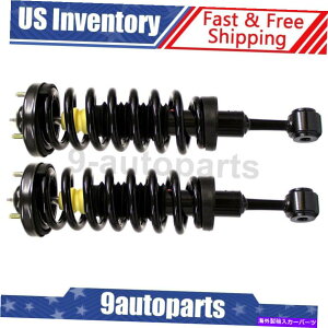 �T�X�y���V���� Monroe Struts��Coil Spring 2004�N����2008�N��Ford F-150�̃t�����g2�̃t�����g2 Monroe Struts & Coil Spring Complete Loaded Front 2 Of For 2004-2008 Ford F-150�y���s�A���i�z