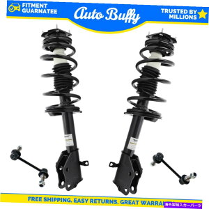 TXyV Unity 4PC Front LeftRight Struts and Coil Spring + Sway Bar Link for EdgeAmkx Unity 4pc Front Left & Right Struts and Coil Spring + Sway Bar Link for Edge,MKX