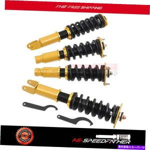 �T�X�y���V���� 2006-2010��4x�R�C���I�[�o�[�X�g���b�g�T�X�y���V�����A�W���� 4x Coilovers Struts Suspension Adj Height For 2006-2010 Infiniti M35x M45x AWD�y���s�A���i�z