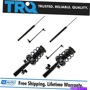 TXyV }c_4tgXEFCo[ÑXgbgAZuVbNAu\[o[Zbg3 5 Strut Assembly Shock Absorber Set of 4 & Front Sway Bar Links for Mazda 3 5