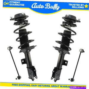 TXyV Unity4PCtgẼXgbgƃRCXvO +XEFCo[Ñq_C Unity 4pc Front Left & Right Struts and Coil Spring + Sway Bar Links for Hyundai