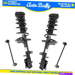 TXyV Unity 4PCwʍẼXgbgƃRCXvO +g^p̃XEFCo[N Unity 4pc Rear Left & Right Strut and Coil Spring + Sway Bar Link for Toyota