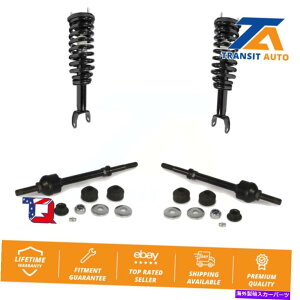 �T�X�y���V���� �t�����g�R���v���[�g�V���b�N�A�Z���u��TQ�����N�L�b�g�_�b�W�_�R�^�O�H���C�_�[4WD Front Complete Shock Assembly TQ Link Kit For Dodge Dakota Mitsubishi Raider 4WD