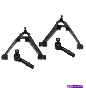 TXyV GXJ[hp4̐VPCTXyVLbg^z[RRg[A[AE^[^CbhGh 4 New Pc Suspension Kit for Escalade Tahoe Yukon Control Arms Outer Tie Rod Ends