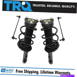 �T�X�y���V���� TRQ�t�����g���[�h���ꂽ���S�ȃX�g���b�g�X�v�����O�A�Z���u���X�E�F�C�o�[�����N4PC�L�b�g�G�X�P�[�v TRQ Front Loaded Complete Strut Spring Assembly Sway Bar Link 4pc Kit for Escape�y���s�A