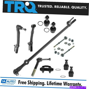 TXyV TRQ 11PCLbg^CbhGhhbONX[p[f[eB4WDp̃WCgXEFCo[N TRQ 11pc Kit Tie Rod End Drag Link Ball Joint Sway Bar Link for Super Duty 4WD