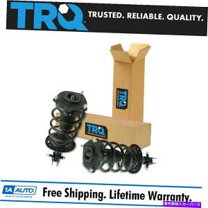 サスペンション TRQロードされたクイックコンプリートストラットスプリングマウントアセンブリLH RHペア2PCフロント新しい TRQ Loaded Quick Complete Strut Spring Mount Assembly LH RH Pair 2pc Front New