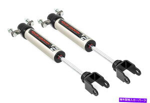 �T�X�y���V���� ���t�J���g���[0-2 "V2 11-22�V�{���[/GMC 2500HD/3500HD-760795_A�̃t�����g�V���b�N Rough Country 0-2" V2 Front Shocks for 11-22 Chevy/GMC 2500HD/3500HD - 760795_A