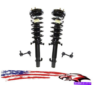 �T�X�y���V���� Acura TL 2009-2014�t�����g�z�C�[���h���C�u�p�̃t�����g�R���v���[�g�X�g���b�g�ƃX�E�F�C�o�[�����N Front Complete Struts & Sway Bar Links for Acura TL 2009-2014 Front Wheel Drive�y���s�A���i