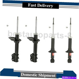 サスペンション Kyb Shocks＆Strutsサスペンションストラットフロントリア4pcs for Mitsubishi Outlander KYB Shocks & Struts Suspension Strut Front Rear 4PCS For Mitsubishi Outlander