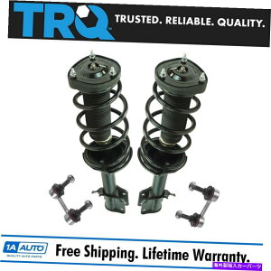 TXyV TRQ 4PCARv[gXgbgAZuƃXEFCo[NZbgLbgXotHX^[ TRQ 4pc Rear Complete Strut Assembly & Sway Bar Link Set Kit for Subaru Forester