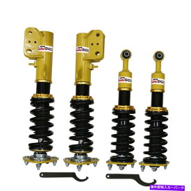 サスペンション 三菱ランサーGTSセダン4ドア08-17サスペンションスプリングのコイルオーバーストラット COILOVER Struts FOR MITSUBISHI LANCER GTS Sedan 4-Door 08-17 Suspension Spring