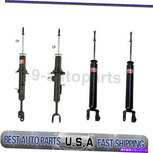 �T�X�y���V���� KYB�V���b�N�A�u�\�[�o�[�T�X�y���V�����X�g���b�g�t�����g���A4 2003-2006 G35�X�|�[�c�Ȃ� KYB Shock Absorber Suspension Strut Front Rear 4 Of For 2003-2006 G35 No Sport�y���s�A���i�z