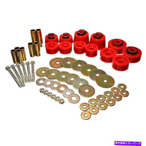 TXyV tH[hW[̃GlM[TXyV1998-2011{fB}EgZbg-STD./EXTRA CAB RED Energy Suspension For Ford Ranger 1998-2011 Body Mount Set - Std./Extra Cab Red