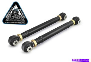TXyV W[vO[97-06X^CWK[tgႢ\ȃRg[A[ubNɃtBbg Fits Jeep Wrangler 97-06 Steinjager Front Lower Adjustable Control Arms BLACK