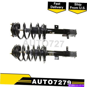TXyV [tgE2xXgbgƃRCXvOZbgW[vRpX2007-2008 Monroe Front Left Right 2X Strut and Coil Spring Set For Jeep Compass 2007-2008