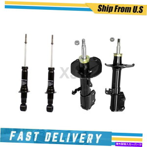 TXyV 2003N2008Ñg^J[4̃AtgRv[gXgbg̃[Zbg Monroe Set of 4 Rear Front Complete Struts For 2003-2008 Toyota Corolla