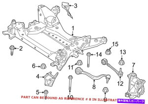 �T�X�y���V���� BMW 31106870971�̑O�ʍ�����T�X�y���V�����R���g���[���A�[�� Front Left Rearward Suspension Control Arm for BMW 31106870971�y���s�A���i�z