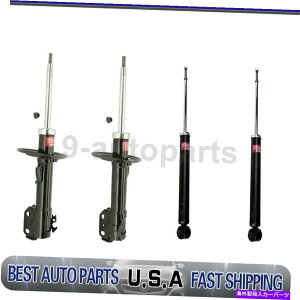 �T�X�y���V���� Kyb�V���b�N�A�u�\�[�o�[�T�X�y���V�����X�g���b�g�t�����g���A4�g���^�����X KYB Shock Absorber Suspension Strut Front Rear 4 Of For Toyota Yaris�y���s�A���i�z