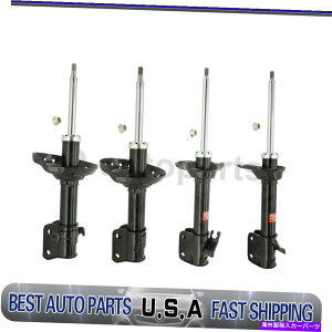 TXyV KYBTXyVXgbgtgAE4 2004N2007ÑXoCvbT KYB Suspension Strut Front Rear Left & Right 4 Of For 2004-2007 Subaru Impreza