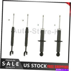 サスペンション 1998年から1998年のアウディA6 QuattroのKYBフロントリアコンプリート4の4つ KYB Front Rear Complete Strut Set of 4 for 1998-1998 Audi A6 Quattro