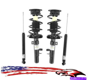 TXyV SȃRCXvOXgbgƃAVbNAu\[o[ɃtBbgtH[hGXP[v2013-2019 Complete Coil Spring Struts & Rear Shock Absorbers Fits Ford Escape 2013-2019
