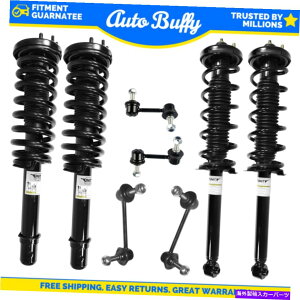 TXyV Unity 8PCtgAXgbgƃRCXvO +XEFCo[N Unity 8pc Front Left & Rear Struts and Coil Spring + Sway Bar Link for Accord