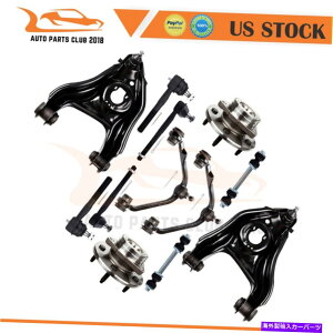 �T�X�y���V���� �t�����g�^�C���b�h�R���g���[���A�[���{�[���W���C���g�z�C�[���x�A�����O�n�u�t�B�b�g1997-00�t�H�[�hF-150 Front Tie Rod Control Arm Ball Joint Wheel Bearning Hub Fits 1997-00 Ford F-150�y��