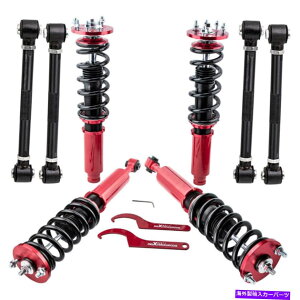 �T�X�y���V���� �z���_�A�R�[�h03-07�̃R�C���I�[�o�[�T�X�y���V�����V���b�N�L�b�gw/���A�L�����o�[�R���g���[���A�[�� Coilover Suspension Shock Kit For Honda Accord 03-07 w/ Rear Camber Control Arms