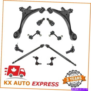 TXyV z_VrbN̂߂12s[XtgATXyVXeAOLbg2001-2005 12 Pieces Front & Rear Suspension & Steering Kit for Honda Civic 2001-2005