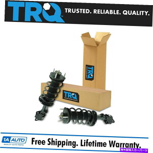 サスペンション TRQロードされたクイックコンプリートストラットスプリングマウントアセンブリLH RHペア2PCフロント新しい TRQ Loaded Quick Complete Strut Spring Mount Assembly LH RH Pair 2pc Front New