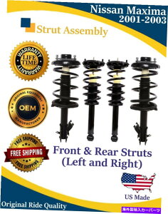 TXyV Nissan Maxima 2001-2003̐VOEMtgAhCo[qTChXgbg New OEM Front & Rear Driver & Passenger Side Struts for Nissan Maxima 2001-2003