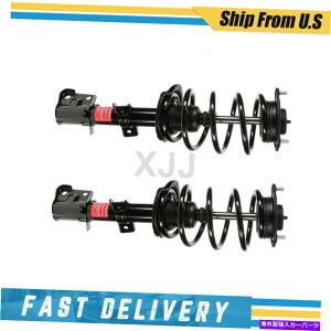 TXyV 2010N2012ÑT^tF2̃tgSȃXgbgƃRCXvÕ[Zbg Monroe Set of 2 Front Complete Strut and Coil Spring For 2010-2012 Santa Fe