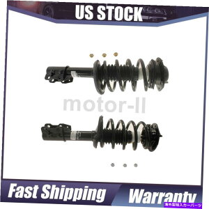 �T�X�y���V���� KYB 2X�t�����g���E�T�X�y���V�����X�g���b�g�ƃR�C���X�v�����O2008-2012�V�{���[ KYB 2X Front Left Right Suspension Strut and Coil Spring For 2008-2012 Chevrolet�y���s�A���i�z