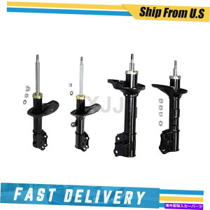 TXyV 2003N2008ÑeBu4̃tgATXyVSXgbg̃[Zbg Monroe Set of 4 Front Rear Suspension Complete Struts For 2003-2008 Tiburon