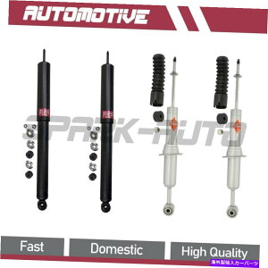 サスペンション 4PCSフロント+リアショックアブソーバーサスペンションストラット2005-2015トヨタタコマ 4PCS Front+Rear Shock Absorber Suspension Strut For 2005-2015 Toyota Tacoma