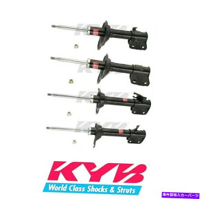 TXyV KYBtgATXyVXgbgAZuLbg̓XoCvbTWRXZ_ɓK܂ KYB Front & Rear Suspension Strut Assemblies Kit Fits Subaru Impreza WRX Sedan