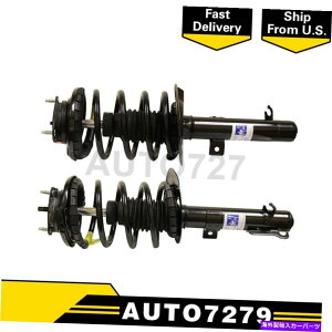 TXyV [tgE2xXgbgƃRCXvOZbgtH[htH[JX2006-2007 Monroe Front Left Right 2X Strut and Coil Spring Set For Ford Focus 2006-2007