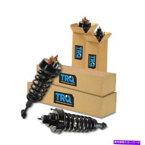 サスペンション TRQロードされたショックストラットスプリングフロントリアセット04-05エクスプローラーマウンテニア用 TRQ Loaded Shock Strut Spring Front Rear Set 4pc for 04-05 Explorer Mountaineer