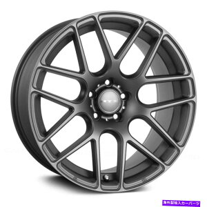 �z�C�[���@4�{�Z�b�g RTX ENVY�z�C�[��16x6.5�i38�A5x114.3�A73.1�j4�̃K�����^�������Z�b�g RTX ENVY Wheels 16x6.5 (38, 5x114.3, 73.1) Gunmetal Rims Set of 4�y���s�A���i�z