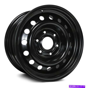 zC[@4{Zbg RT 16 "X`[zC[6OX46655zC[16x7i55A6x139.7j4̃ubNZbg RT 16" STEEL WHEEL 6 LUG X46655 Wheels 16x7 (55, 6x139.7) Black Rims Set of 4