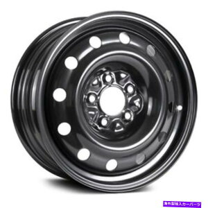 zC[@4{Zbg RT 16 "X`[zC[5OX99128NzC[16x6.5i40A5x114.3j4̃ubNZbg RT 16" STEEL WHEEL 5 LUG X99128N Wheels 16x6.5 (40, 5x114.3) Black Rims Set of 4