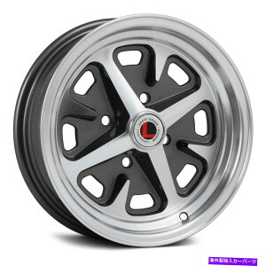 zC[@4{Zbg `̃}Oi400zC[14x6i5A4x114.3A72.3j4̒YZbg Legendary MAGNUM 400 Wheels 14x6 (5, 4x114.3, 72.3) Charcoal Rims Set of 4