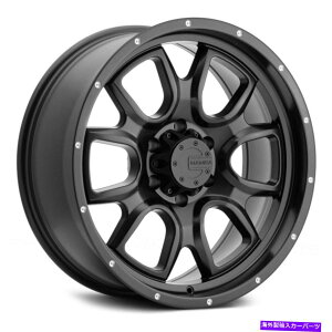 �z�C�[���@4�{�Z�b�g Mamba M19�z�C�[��16x8�i6�A5x127�A78.1�j4�̃u���b�N�����Z�b�g Mamba M19 Wheels 16x8 (6, 5x127, 78.1) Black Rims Set of 4�y���s�A���i�z