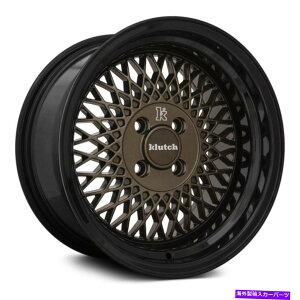 zC[@4{Zbg Klutch SL1zC[15x8.5i20A4x98A73.1j4̃uYZbg Klutch SL1 Wheels 15x8.5 (20, 4x98, 73.1) Bronze Rims Set of 4