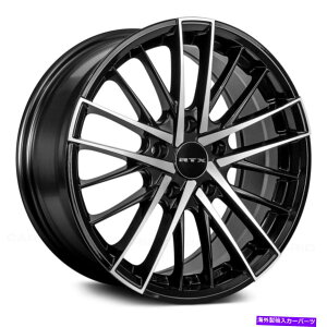�z�C�[���@4�{�Z�b�g rtx stix�z�C�[��16x7�i40�A5x114.3�A73.1�j4�̃u���b�N�����Z�b�g RTX STIX Wheels 16x7 (40, 5x114.3, 73.1) Black Rims Set of 4