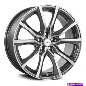 �z�C�[���@4�{�Z�b�g RTX�֊s�z�C�[��16x7�i40�A5x114.3�A73.1�j4�̃K�����^�������Z�b�g RTX Contour Wheels 16x7 (40, 5x114.3, 73.1) Gunmetal Rims Set of 4�y���s�A���i�z