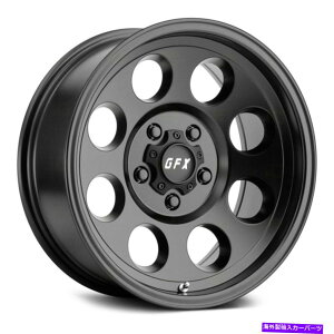�z�C�[���@4�{�Z�b�g G-FX TR16�z�C�[��16x8.5�i-6�A8x165.1�A125.2�j4�̃u���b�N�����Z�b�g G-FX TR16 Wheels 16x8.5 (-6, 8x165.1, 125.2) Black Rims Set of 4�y���s�A���i�z
